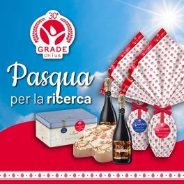 Tornano le uova di Pasqua e le colombe GRADE per sostenere la ricerca