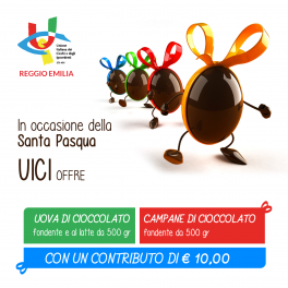 Dolci pasquali al cioccolato con l'Unione Ciechi e Ipovedenti