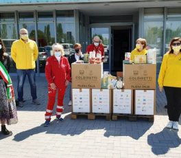 Pacchi della solidarietà a Scandiano