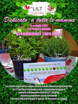 "Le erbe della salute" di LILT Reggio Emilia