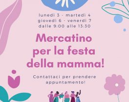 Mercatino APRO per la festa della mamma