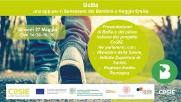 Presentazione di BeBa una app per il Benessere dei Bambini a Reggio Emilia