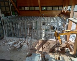 Ormai conclusi i lavori al primo piano della sede della Croce Verde di Reggio Emilia
