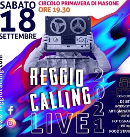 Debutto live per l'associazione Reggio Calling