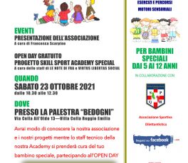 Open Day per il progetto “Skill Sport Academy Special”