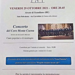 Concerto corale per la Casa Palestra di Arceto