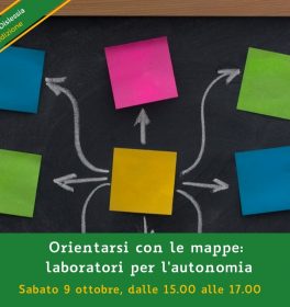 Orientarsi con le mappe: tre laboratori online per l'autonomia con AID Reggio Emilia