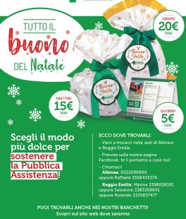 Panettoni, pandori e calendario 2022: tanti modi per sostenere Croce Verde Reggio Emilia