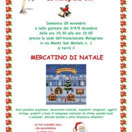 Mercatino di Natale dell'associazione La Melagrana