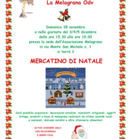 Mercatino di Natale dell'associazione La Melagrana