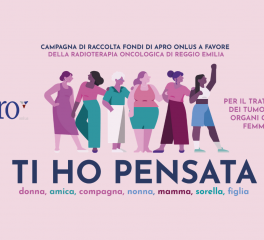 Apro Onlus raggiunge l’obiettivo con “Ti ho pensata”: 171.560 euro per la Radioterapia Oncologica