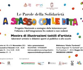 “A spasso con le dita” a Reggio Emilia