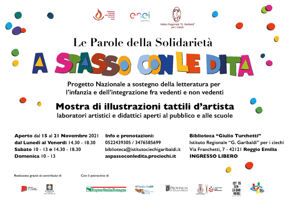 I libri tattili del progetto A spasso con le dita