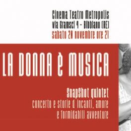“La donna è musica”: concerto per il Grade a Bibbiano