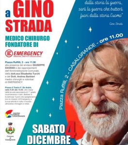 La sala espositiva di Casalgrande intitolata a Gino Strada