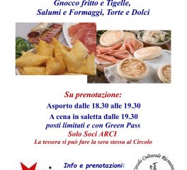 Gnocco e tigelle a Le Ciminiere