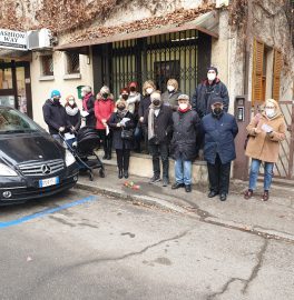 Filef omaggia le pietre d'inciampo per il giorno della memoria