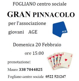 Gran Pinnacolo con AGE, Associazione Giovani in Europa