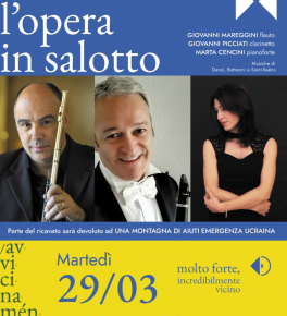 Il 29 marzo concerto al Teatro Bismantova a favore dell’Ucraina