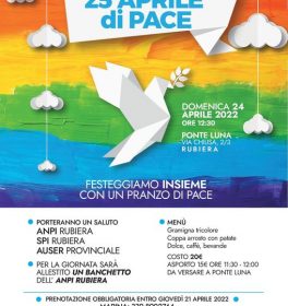 Pranzo della Pace a Rubiera