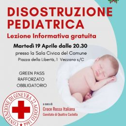 Lezione informativa sulla disostruzione pediatrica a Vezzano