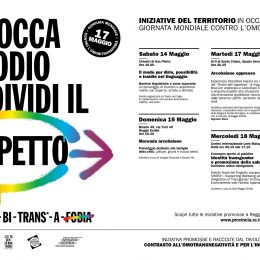 Giornata mondiale contro l'omotransfobia, le iniziative reggiane