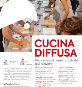 Al via i nuovi appuntamenti di “Cucina diffusa”
