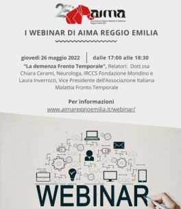 Webinar sulla "Demenza Fronto Temporale"
