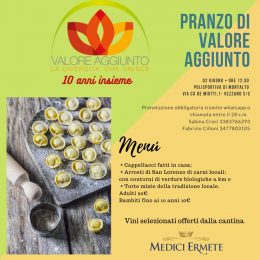 Pranzo per i dieci anni di Valore Aggiunto