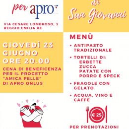 Tortellata di San Giovanni al Circolo Venezia per Apro Onlus