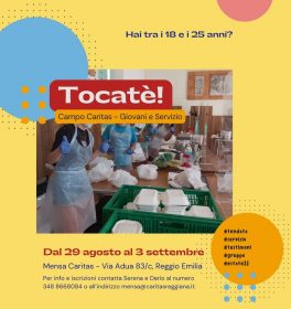 Tocatè! Campo Caritas per giovani