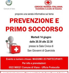 Serata informativa sul primo soccorso a San Giovanni di Querciola