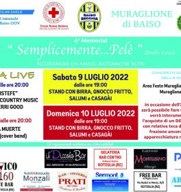 Sesta edizione di “Semplicemente… Pelè” al Muraglione di Baiso