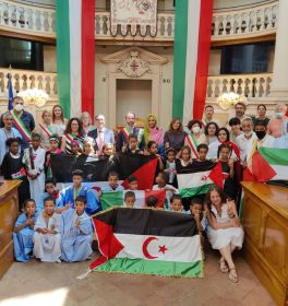 24 piccoli ambasciatori di pace del Saharawi accolti in Sala del Tricolore