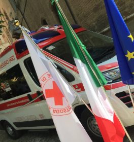 Inaugurazione dei nuovi mezzi della Croce Rossa di Correggio