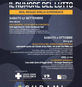 Festival Il Rumore del Lutto sostenuto da Croce Verde Reggio Emilia