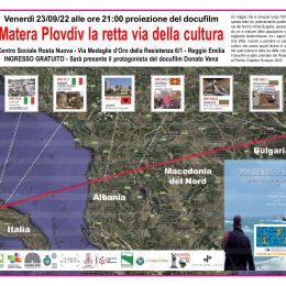 Proiezione del docufilm "Matera - Plovdiv la retta via della cultura" con Unitre