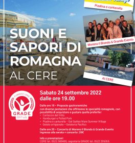 Suoni e sapori di Romagna al Cere per il Grade