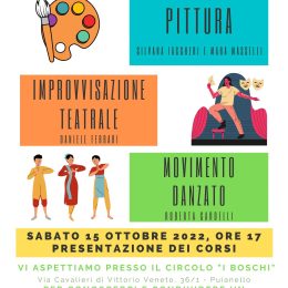 A Puianello Auser presenta corsi di improvvisazione teatrale, pittura e movimento danzato