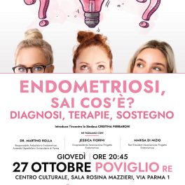 “Endometriosi, sai cos'è?” - Conferenza il 27 ottobre a Poviglio