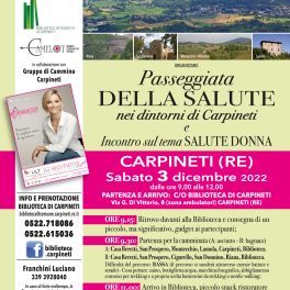 Camminata della salute per Lilt a Carpineti