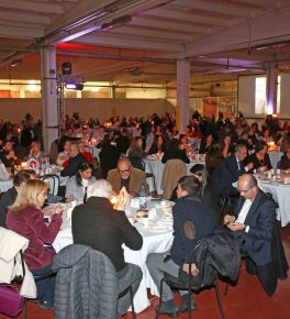 Alta partecipazione alla cena GRADE alle Fiere di Scandiano