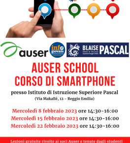 Auser School: a febbraio la scuola di digitalizzazione di Auser Reggio Emilia