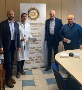 La Fondazione Rotary International dona una Sonda Ecografica Wireless per la medicina territoriale di Scandiano