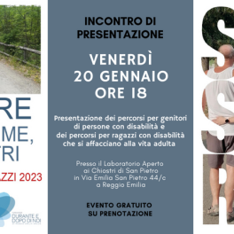 Presentazione di due progetti per giovani disabili e famiglie