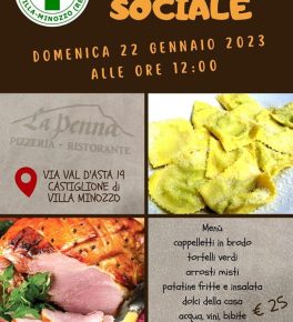 Pranzo sociale di Croce Verde Villa Minozzo