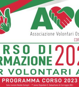 Corso per aspiranti volontari di AVO Correggio