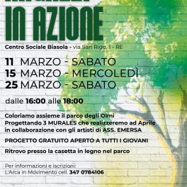 "Ragazzi in azione", tre pomeriggi per realizzare tre murales