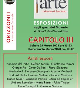 Altri artisti reggiani (e non solo) in mostra a Sant’Ilario grazie a Orizzonti