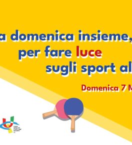 Una domenica insieme, per fare luce sugli sport al buio!